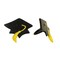 144 Count Graduation Hat Rings for Cupcake Topper Dessert Party Decoration Black Plastic 1.5 Inch